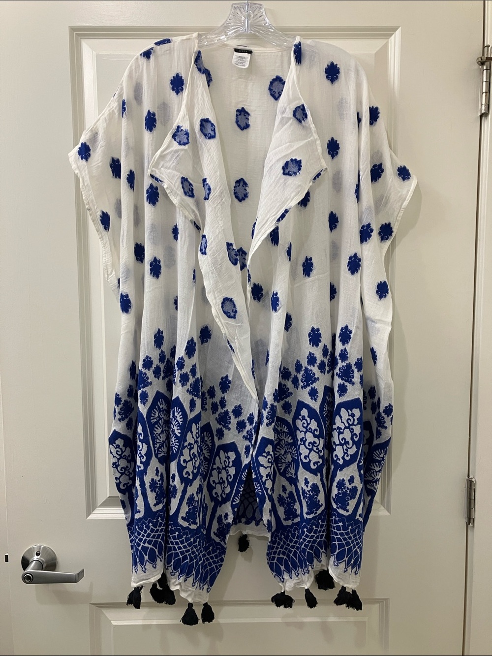 J. Crew jacquard beach cover-up